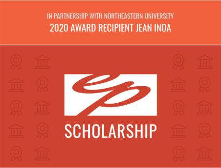 In partnership with Northeastern University, EP's 2020 Scholarship recipient is Jean Inoa