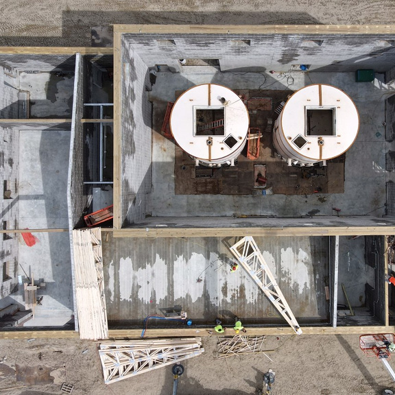 Bird's Eye View of High Street Water Treatment Plant